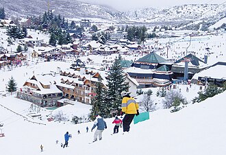 Paisaje invernal del Cerro Catedral