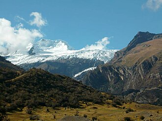 Vista panorámica del nevado Perlilla