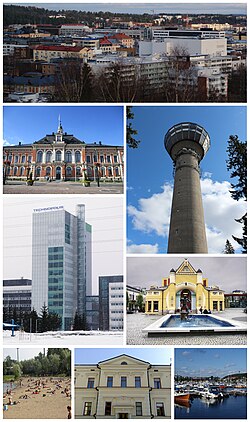 Paisaje urbano y elementos representativos de Kuopio