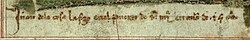 Texto del mapa que indica autor, lugar y fecha