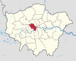 Ubicación en el Gran Londres