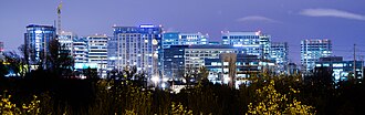 Panorámica nocturna de San José