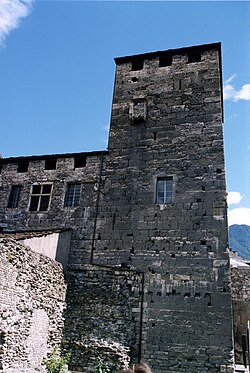 Torre medieval en Aosta