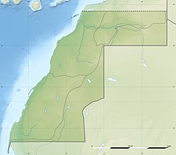 Estructura arquitectónica y torre del faro situado en el cabo Bojador.