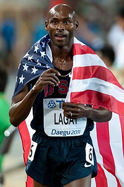 Fotografía institucional de Bernard Lagat
