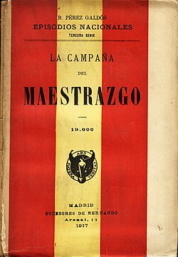 Ilustración de La Campaña del Maestrazgo, quinto episodio de la tercera serie