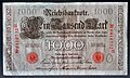 Billete de 1000 marcos de 1910