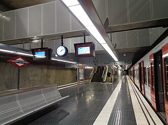 Fotografía de la estación Sabadell Parque del Norte en el año 2017