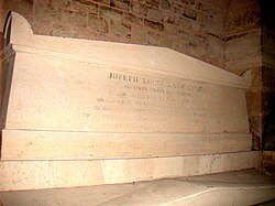 Tumba de Lagrange en la cripta del Panteón de París