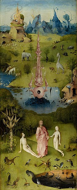 Obra de El Bosco expuesta en el Museo del Prado
