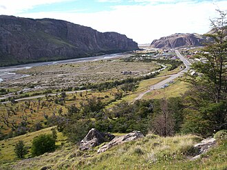 El Chaltén y el río de las Vueltas