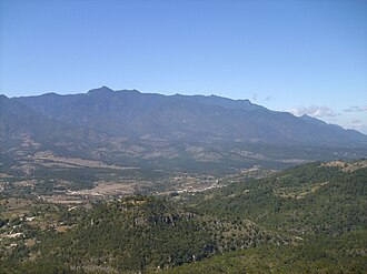 Vista panorámica del Pico Celaque en Honduras