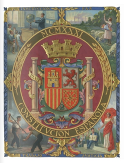 Portada de la Constitución de 1931