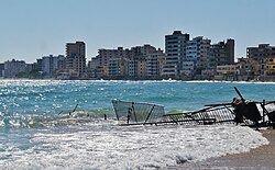 Varosha, zona turística abandonada