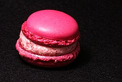 Luxemburgerli de frambuesa
