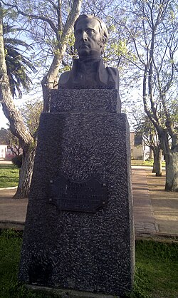 Monumento a Artigas en la Plaza Pública de Soca