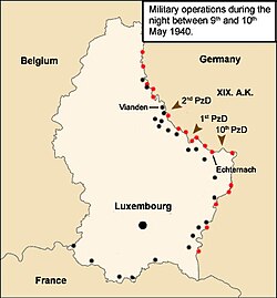 Invasión de la Wehrmacht de Luxemburgo