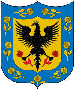 Escudo de armas histórico de la ciudad de Bogotá