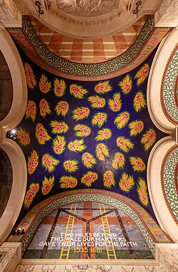 Techo de mosaico interior