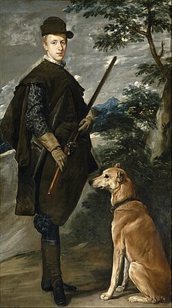 El Cardenal-Infante como cazador por Diego Velázquez
