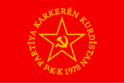 Primera bandera histórica del PKK