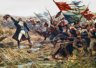 Representación y datos generales sobre la Batalla de Jemappes en las Guerras Revolucionarias Francesas