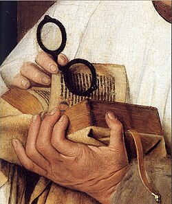 Detalle de la Virgen del canónigo Van der Paele
