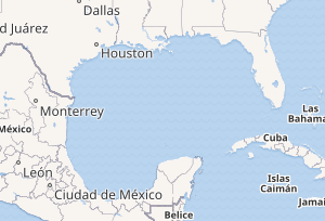 Mapa general del golfo de México