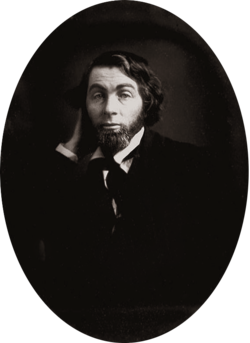 Walt Whitman a la edad de 28 años en 1848