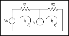 Esquema de análisis de mallas