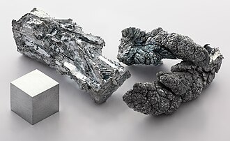 Representación de la tabla periódica enfocada en el elemento zinc