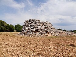 Restos de un talayot en Mallorca