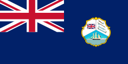 Bandera histórica de la Honduras Británica