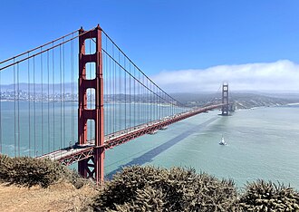 Vista general del Puente Golden Gate