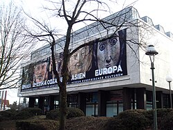Edificios y entorno de los museos en Dahlem.