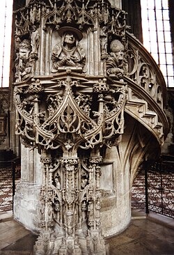 Púlpito de Anton Pilgram en la catedral de Viena