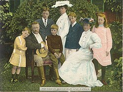 La familia Roosevelt en 1903