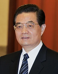Retrato fotográfico de Hu Jintao