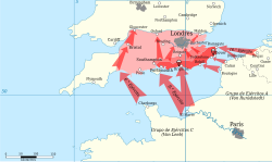 Mapa de la cancelada Operación León Marino