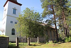 Paisaje exterior representativo de Laponia finlandesa
