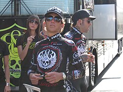 Tyler Hamilton con el maillot del equipo Rock Racing