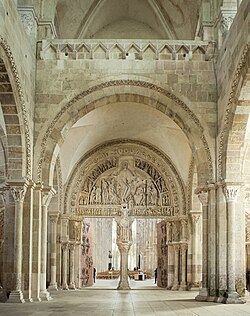 Tímpano de la Basílica de Vézelay
