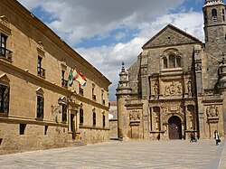 Plaza Vázquez de Molina en la ciudad de Úbeda