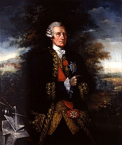 Retrato del político y militar de origen irlandés Ricardo Wall