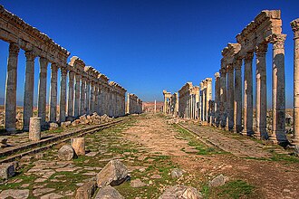 Cardo de Apamea en Siria