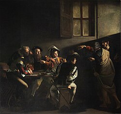 La vocación de San Mateo de Caravaggio