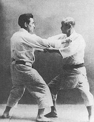 Los maestros Kyūzō Mifune y Jigorō Kanō