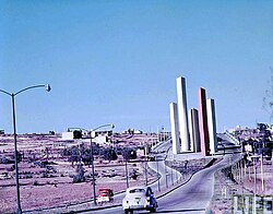 Las Torres de Satélite en el año 1957