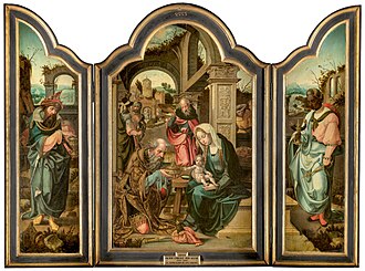 Adoración de los Magos, hacia 1530