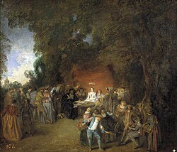 Capitulaciones de boda y baile campestre, obra conservada en el Museo del Prado